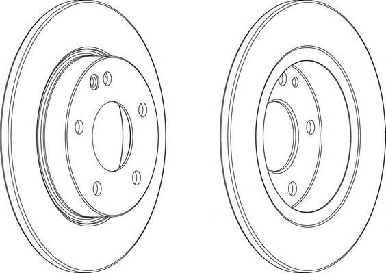 JG DISCOS MERCEDES A140/A160