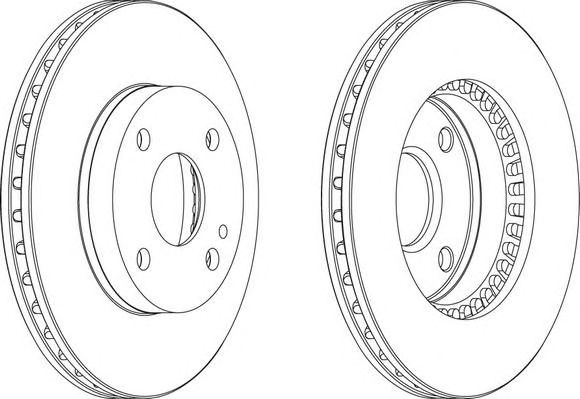 * JG DISCOS MAZDA 323/323F (SUBS. P/ DDF393)