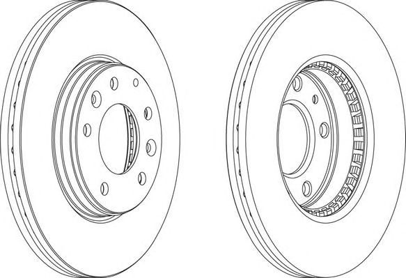 JG DISCOS MAZDA 6 FR 02-07