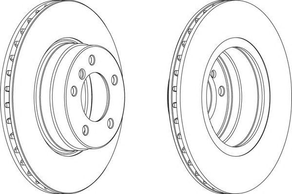 JG DISCOS BMW SERIE 5 (E60) (SUBSTITUIDA P/DDF1241C)