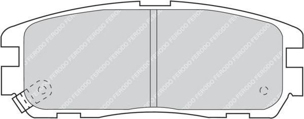 PASTILHA OPEL FRONTERA 2.5TD/2.8TDi