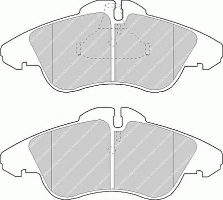 * PASTILHA MERCEDES V200, 230,280, VITO (SUBS. P/ FVR1038)