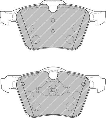 PASTILHAS FORD S-MAX-GALAXY 2.5 ST 2006-