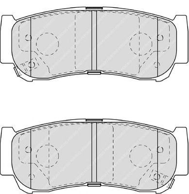 PASTILHAS HYUNDAI SANTA FE 03/06-