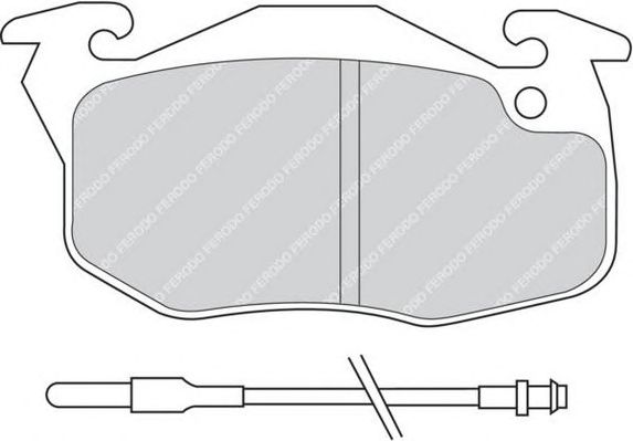 PASTILHA PEUGEOT 106