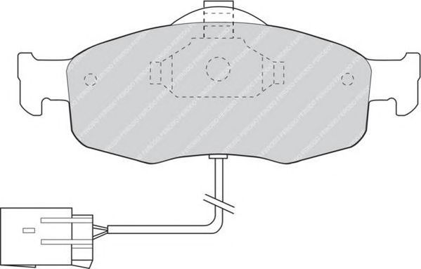 PASTILHA FORD MONDEO/MONDEO II