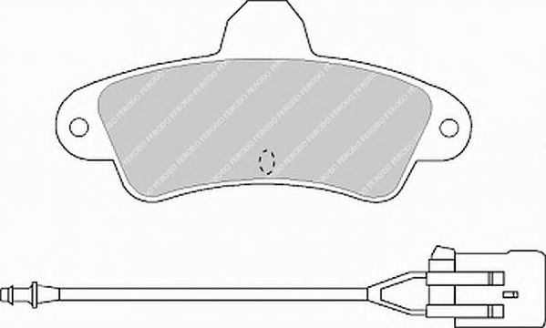 PASTILHA FORD COUGAR/MONDEO