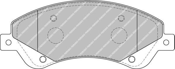 PASTILHA FORD TRANSIT 06-