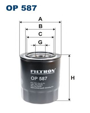 FILTRO OLEO  HYUNDAI / MAZDA / MITSUB