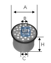 FILTRO COMB.CITRO/FIAT/PEUGE 1.9 D