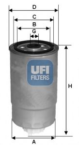 FILTRO COMB.JEEP WRANGLER III 2.8 CRD