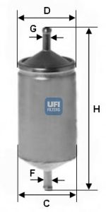 FILTRO COMB.FIAT UNO/LANCIA DEDRA 1.6 i